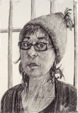 blue hat