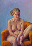 rachel seated